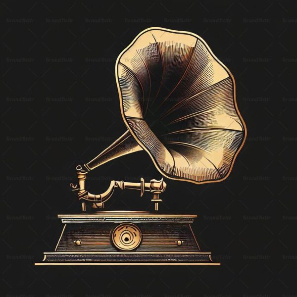 Antiker Grammophon